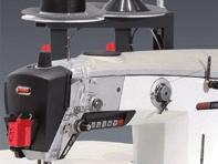 area via photocell, knee switch, hand switch or stitch counting The system is equipped