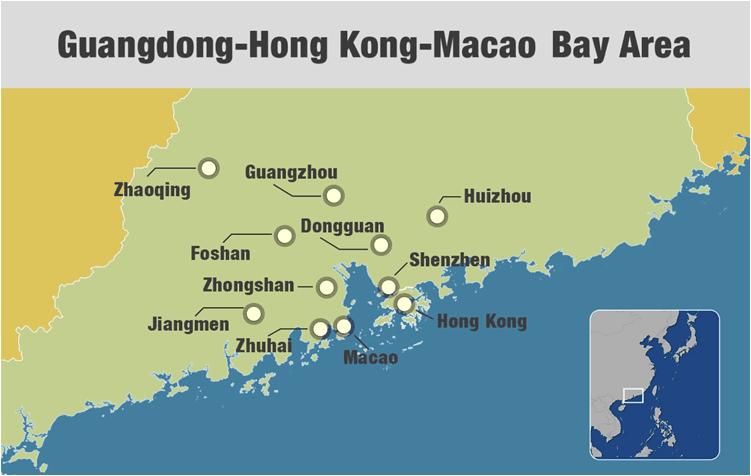 The Guangdong-Hong Kong- Macao Greater Bay Area refers to the regional and municipal cluster composed of 9 cities of Guangdong Province.