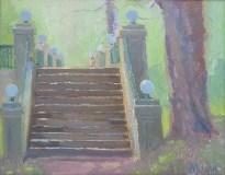 644.  Stairs 14x11, Oil 630.
