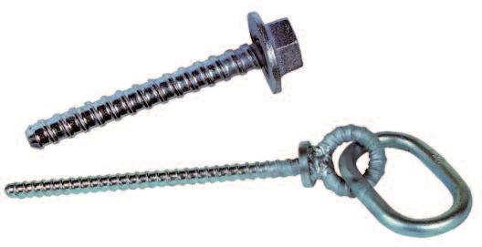 INSTALLATION-KIT D&W 5 MM ACCESSORIES Bolts Bolts with hexagonal head are available which can be used together with built in shackles for any purpose of transport.