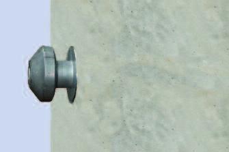 advantage of the ROBUSTA-threaded sleeves also for your working platform system. The use of this bolt is only possible in connection with the clamping flange with a concrete covering of 0 mm.