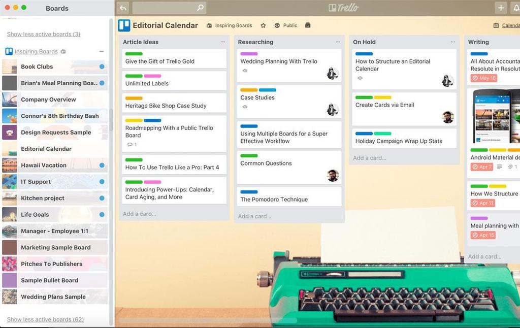 Trello Trello is a time management app that gives you a visual overview of what s being worked on. It s a big time saver for me. How do I use Trello?