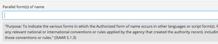 3. Authority Records Once logged in, you can add a new Authority Record.