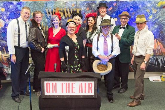 Stage West performed The Junkyard, an old-time radio broadcast that featured a talented group