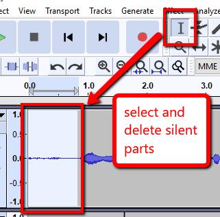 Adjusting the Volume for Portions of a Track Audacity's Envelope Tool allows you to control the volume on specific parts of a track.