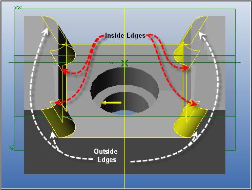 Select Fillet from the Part Modeling toolbar, Confirm Constant Radius, unselect Tangent