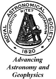 ROYAL ASTRONOMICAL SOCIETY Burlington House, Piccadilly London W1J 0BQ, UK T: 020 7734 4582/ 3307 F: 020 7494 0166 de@ras.org.
