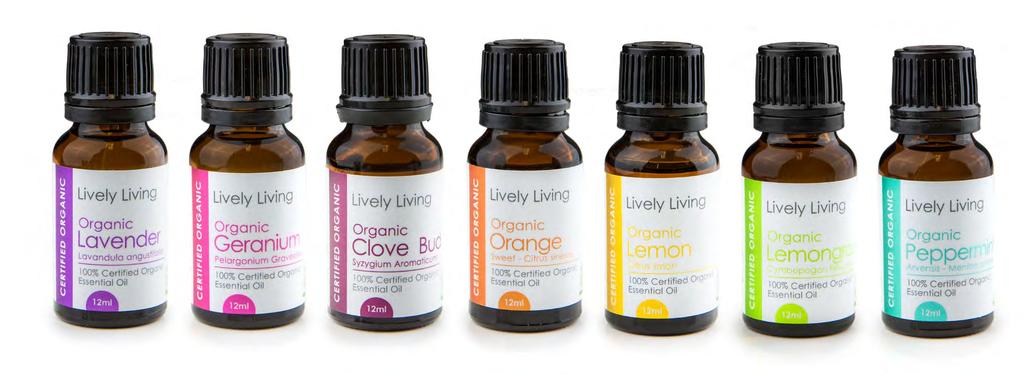 Individual Essential Oils Certified Organic 12ml (un-boxed) We are proud to offer a simplistic range of the most popular individual essential oils.