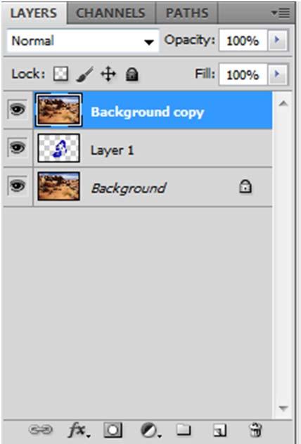 Now left click the layer named Background Copy and drag it so it is on top of the inanimate object layer (See below) With the
