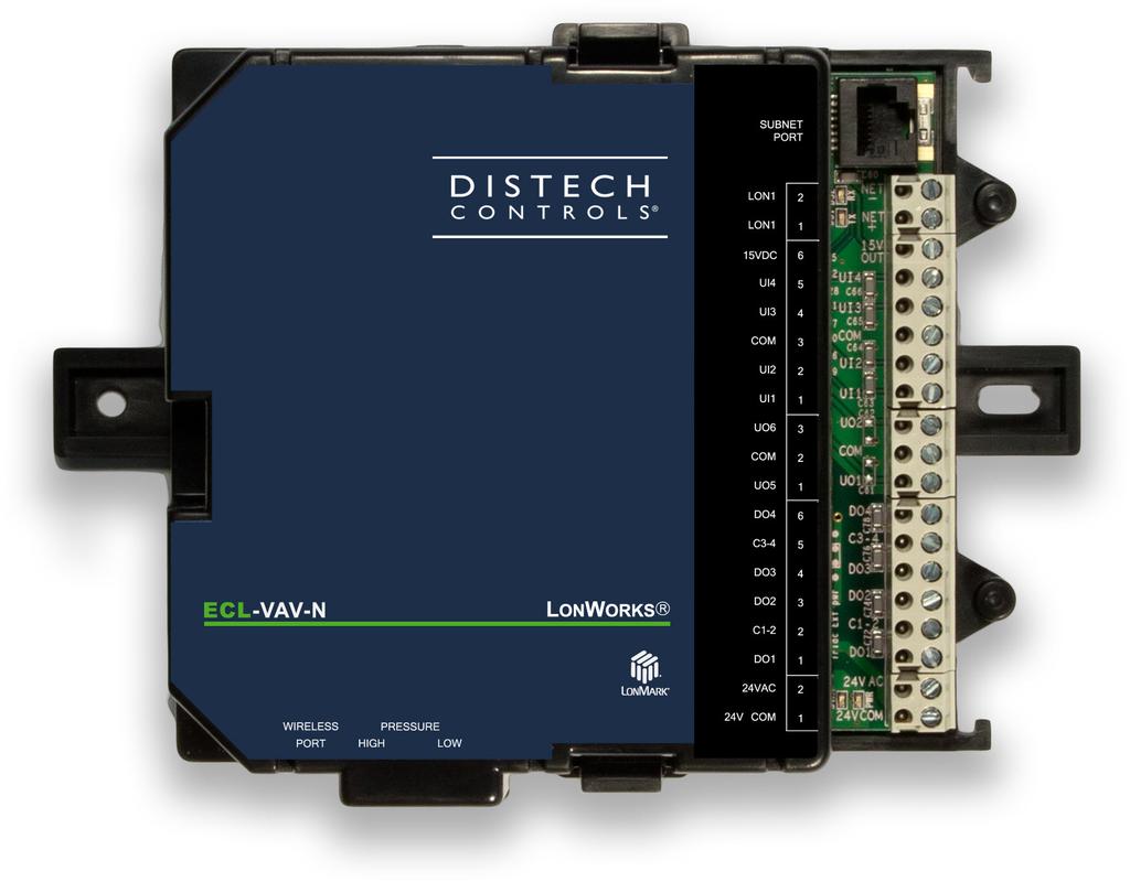 D a t a s h e e t ECL-VAV-N Overview The ECL-VAV-N controller is a microprocessorbased programmable variable air volume (VAV) controller designed to control any variable air volume box.