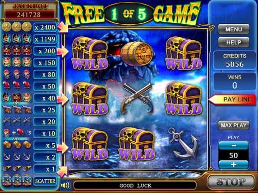 FREE GAME 3 symbols on a pay line to trigger the Scatter Game.. Players can select either BONUS GAME or FREE GAME.