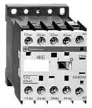 For control circuit: a.c. or d.c. a or c Mini-control relays for a.c. control circuit - Mounted on 35 mm 7 rail or Ø 4 screw fixing. - Screws in open ready-to-tighten position.