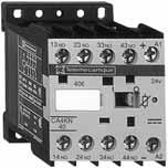 For control circuit: a.c. or d.c. a or c Low consumption mini-control relays (a.c. control circuit) - Mounted on 35 mm 7 rail or Ø 4 screw fixing. - Screws in open ready-to-tighten position.
