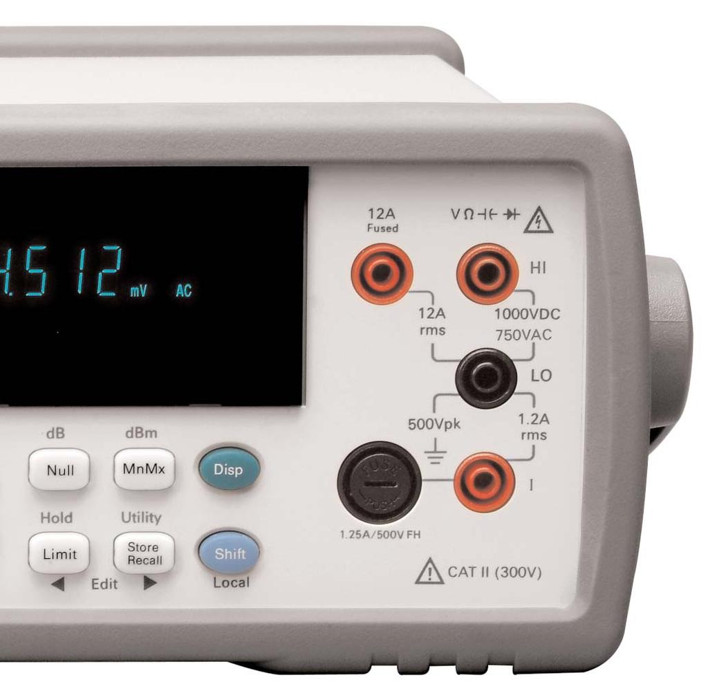 Superior value with a broad range of functions, which includes the temperature and capacitance measurements.