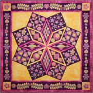 20 1:00-3:30 BOM Embroidery & Quilt designes by Sarah Vedeler This amazing quilt will surely turn heads! The embroideries are created for a variety of hoop sizes so almost everyone can join us.