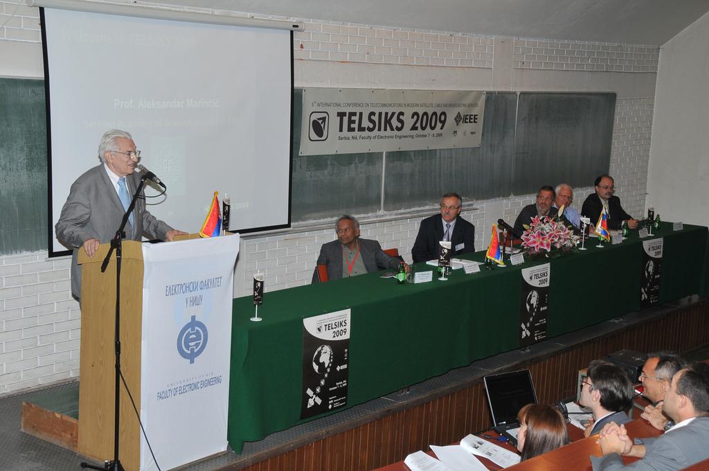 Report on the TELSIKS 2009 Conference From October 7 to October 9, 2009 the Faculty of Electronic Engineering in Niš, Serbia hosted the ninth time the biennial International Conference on