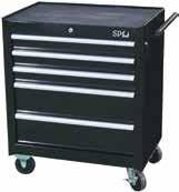 9 Drawer Steel Custom Series Roller Cabinet 680w x 460d x 935h (with castors 1070h) 8 x drawers 570w x 405d x 74.5h 1 x drawer 570w x 405d x 153.