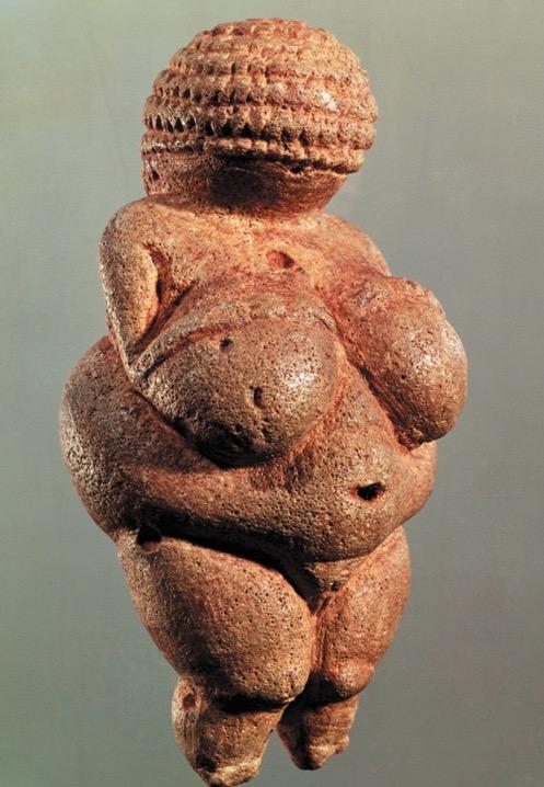 The History Some of the earliest artifacts of human creation are these small female figures found in Europe.