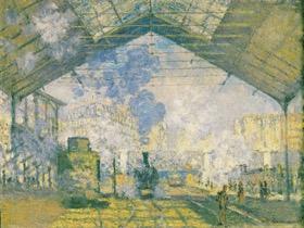 The Impressionist artists became interested in images related to the new industrial age, including an understanding of how light really works.