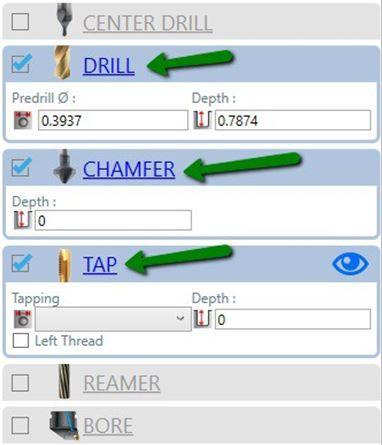 8. Tool definition To select different tool or simply change machining parameter