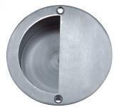 stainless steel flush pull circular 65mm