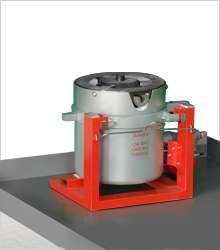 CRUCIBLE FURNACE & SPARES FL-CM450 CM450 SAFTEY TILT CRUCIBLE FURNACE Runs on either Natural Gas or on LPG bottled gas Melts up to 2 litres of Aluminium in 35 minutes Temperature range - 950 C to