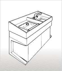 hoses and three position stand (2 for EM 222 only) Range of optional extras available EM222 Jewellery Bench 5,621.