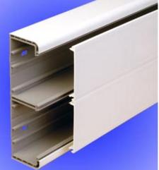 PVC U Perimeter Trunking Systems PVC U perimeter trunking is an ideal solution for