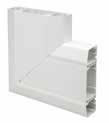 upvc Trunking Systems Apollo - Accessories - Chamfer Chamfered Top & Bottom Lids Flat Angle - Chamfer Flat Tee - Chamfer Apollo Available Colours MTDF3 Dimensions (mm) 235 x 235 x 40 Chamfered