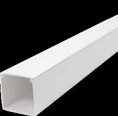 Marco s Maxi trunking is supplied in three standard sizes, 50mm, 75mm & 100mm, and are all available with a range of accessories and fittings.