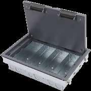 upvc Underfloor Trunking Systems Cavity Floor Boxes Underfloor Cable Management Marco s range of cavity floor boxes has been designed as a power and data outlet for raised floor applications, able to