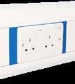 Marco is able to supply it s trunking systems in three different colours, which can be mixed and matched to create full DDA compliance.