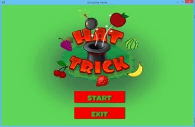 The game is based on the ability of the user to differentiate fruit from booms and catch them in a hat (Figure 2).The user will be able to navigate through the game using hand gestures.