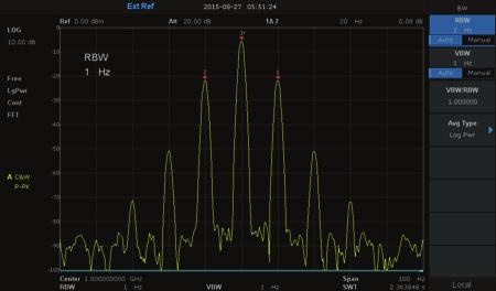 7 db n 1 Hz minimum resolution bandwidth (RBW) n Preamplifier and tracking generator standard on all models n 10.