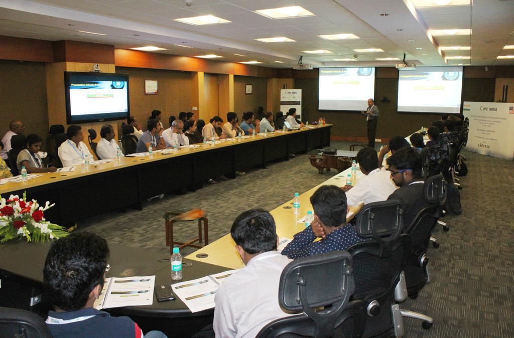 ADVANCED PROFESSIONAL DEVELOPMENT COURSE IPC India conducted a technical workshop on High - Speed PCB Design Analysis and Challenges presented by Mr.