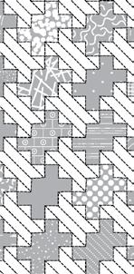 Quilt ssembly 1. Lay out blocks as shown in Quilt Top ssembly Diagram. 2. Join blocks into rows; join rows to complete quilt top. Finishing 1.