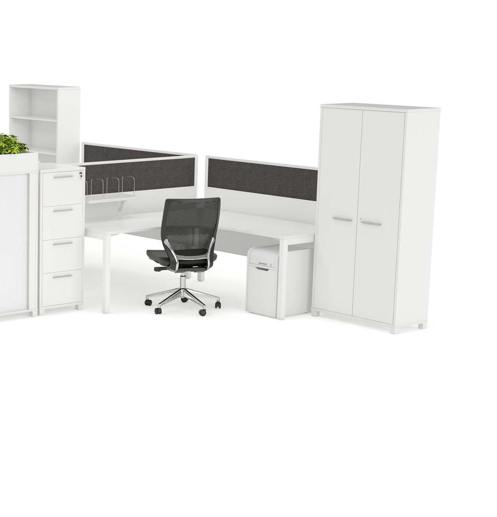Axis Credenza, Caddy Mobile, Tower Storage,