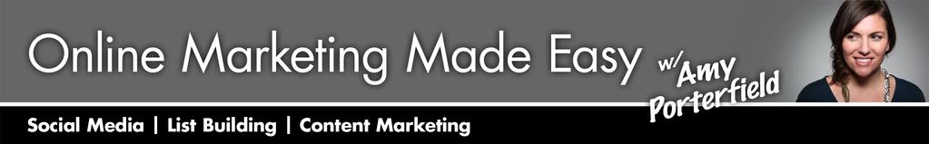 The Online Marketing Made Easy Podcast with Amy Porterfield Session #141 Show notes at: http://www.amyporterfield.