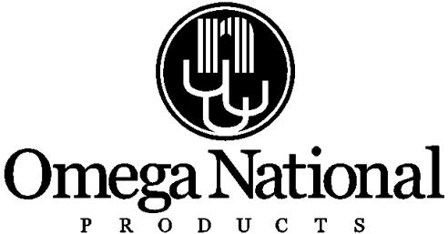 Omega National Products 1010 Rowe Street Elkhart, IN 46516 (574) 295-5353 (800)