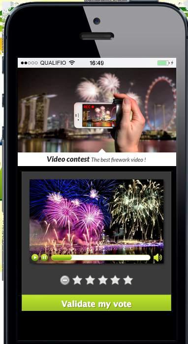 users have to upload their best fireworks