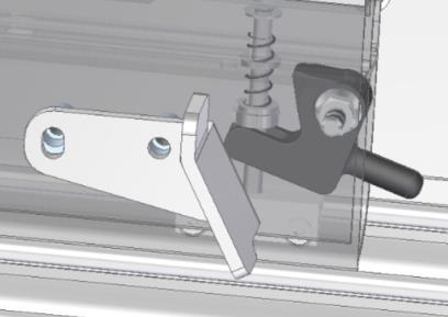 3/3, part no.6) of the rocker lever arrest on the segments in correct position (screws no.7). The smallest segment does not have any release plates!