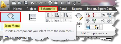 Select the Icon Menu tool and after the