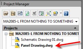 Click No in the "Apply Project Defaults to Drawing Settings". This is a panel drawing and so far we just setup the schematic properties.