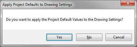 Review the Drawing Properties of the new drawing added to the project: If you used the