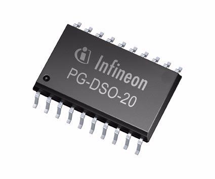 Description The is a 5 low drop voltage regulator in a SMD package PG-DSO-14, PG-DSO-2, or PG-DSO-8. The maximum input voltage is 45.