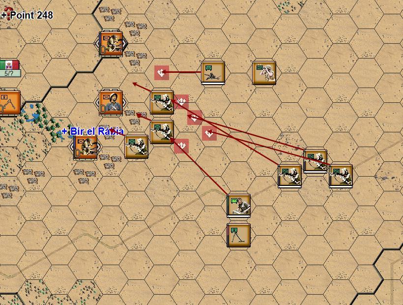 TURN 3 With our forces closer to the Italian defenses, it s expected that the Axis AI will move and possibly fire its units. Your play through may diverge from the examples given for turn 3.