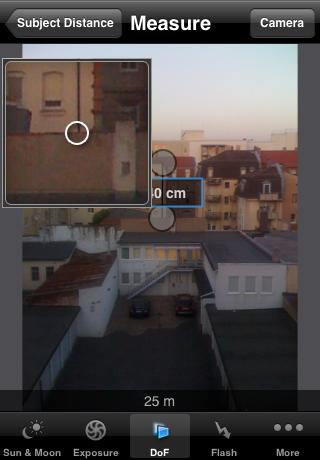 14 Measure Distances from Photographs This feature is only available on 1st generation iphones.