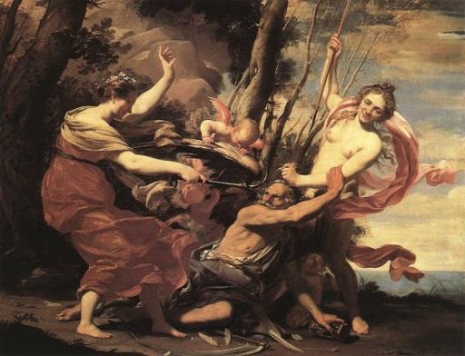 Simon Vouet 1590-1649 Father Time Overcome by Love,