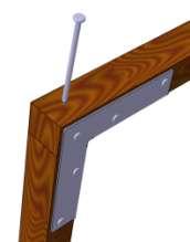 13. DOOR ASSEMBLY & INSTALLATION 1 For each door you will need: a. 2 pieces of timber at 42mm x 38mm x 1830mm long (verticals) b. 3 pieces of timber at 42mm x 38mm x 770mm long (horizontals) c.