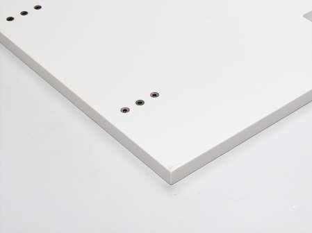 Worksurface Installation The main worksurfaces have threaded inserts pre-installed that match with the